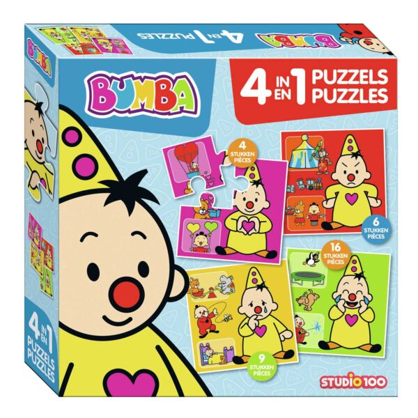 Bumba Puzzel, 4in1