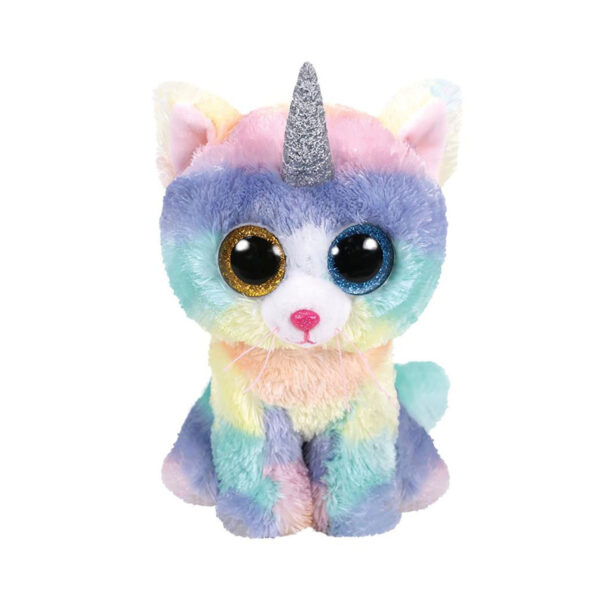 Ty Beanie Boo's Heather Cat, 15cm