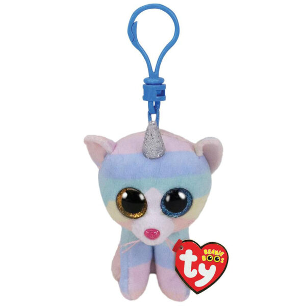 Ty Beanie Boo's Clip Heather Cat, 7cm