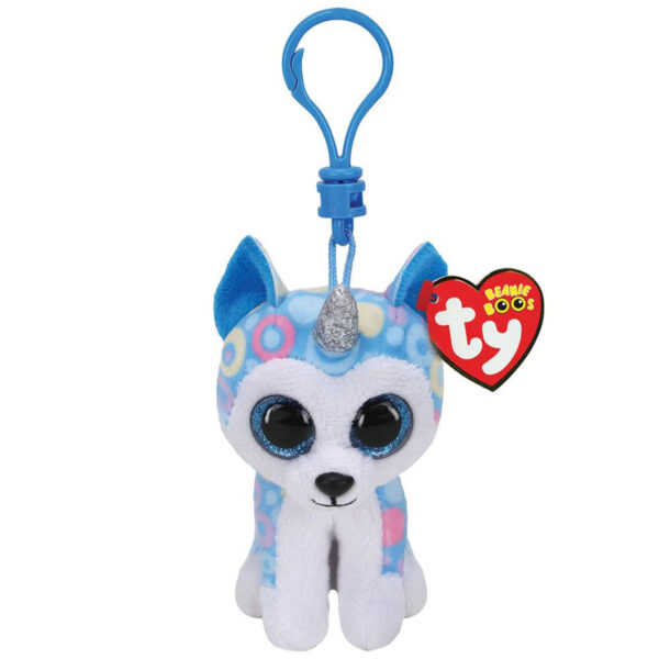 Ty Beanie Boo's Clip Helena Husky, 7cm