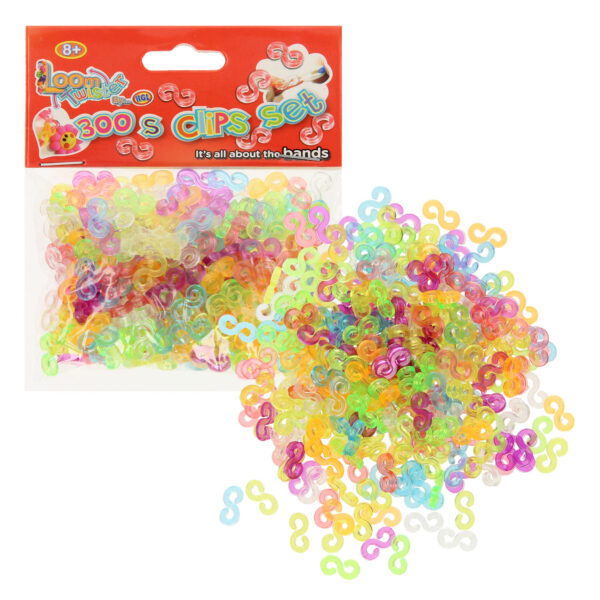 Loom Twister Clips, 300dlg.