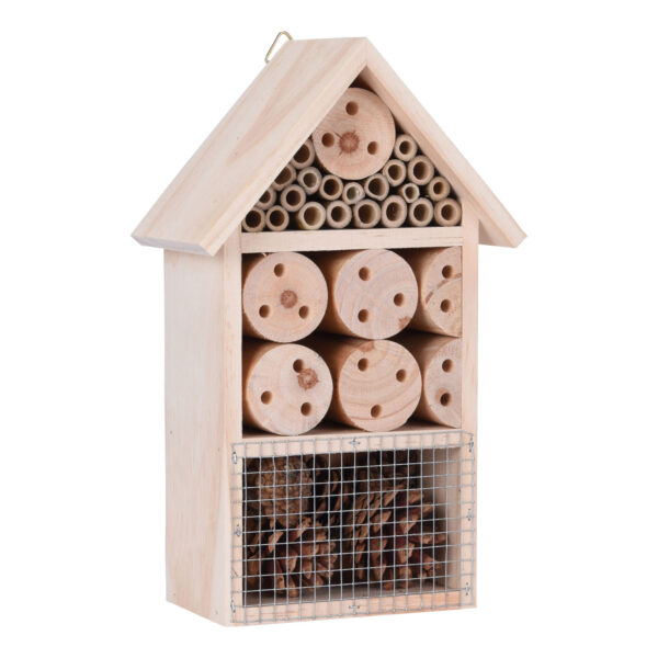 Houten Insectenhotel, 25cm