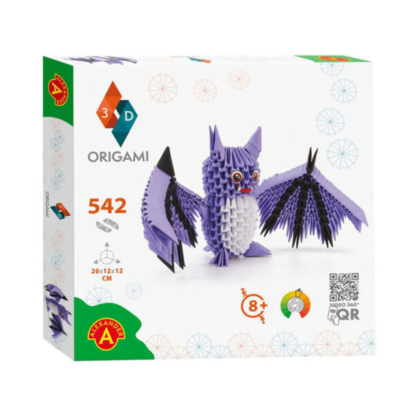 ORIGAMI 3D - Vleermuis, 542dlg.