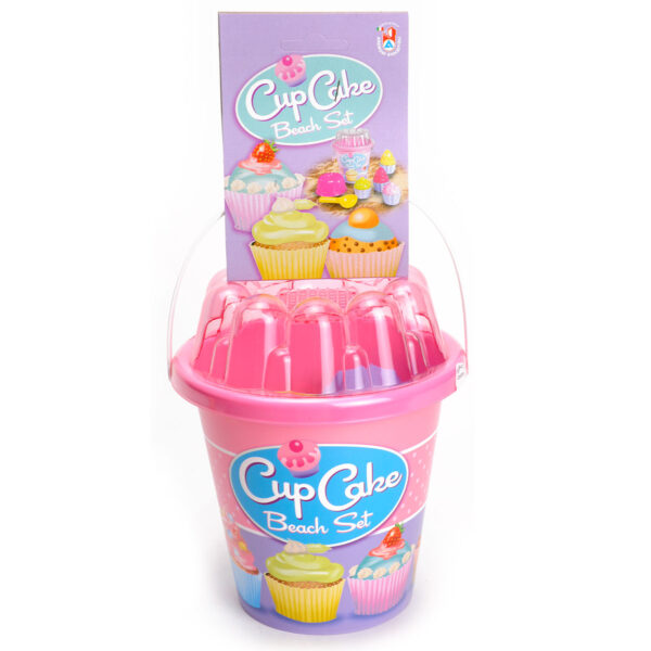 Cup Cake Strandset in Emmer Roze