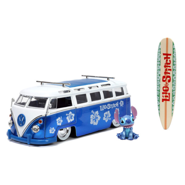 Jada Die-Cast Lilo en Stitch Volkswagen T1 Bus 1:24