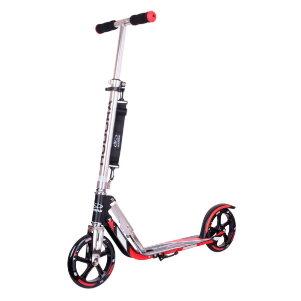 HUDORA Scooter Big Wheel Step RX205 - Zwart/Rood