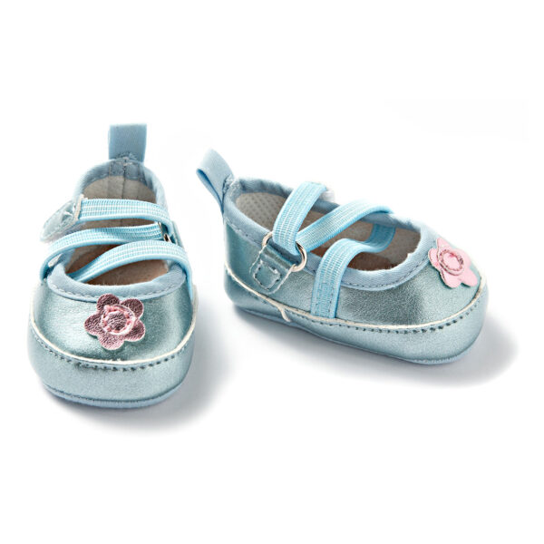 Poppenballerina's met Flexibele Veters - Blauw, 38-45 cm