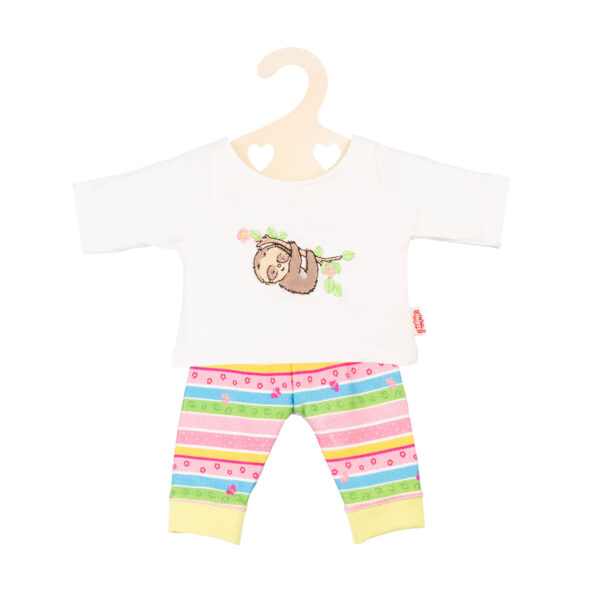 Poppen Pyjama Luiaard, 28-35 cm