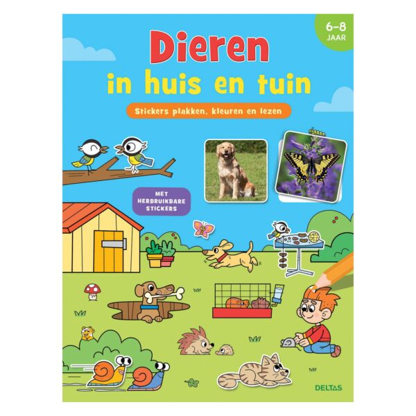 Stickerboek - Dieren in Huis en Tuin