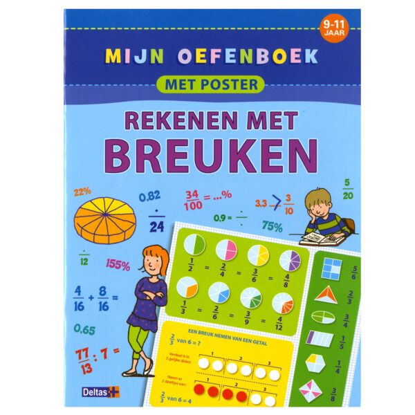 Mijn Oefenboek met Poster - Rekenen met Breuken (9-11 jaar)