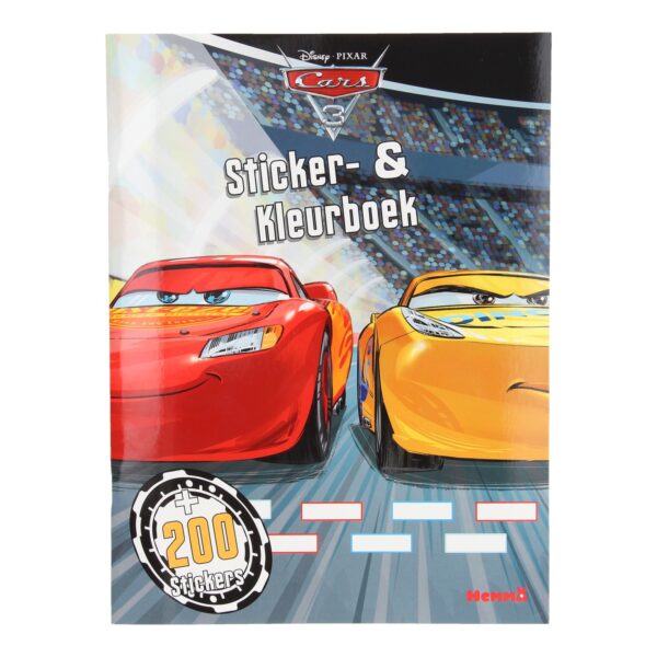 Cars 3 Sticker- en Kleurboek