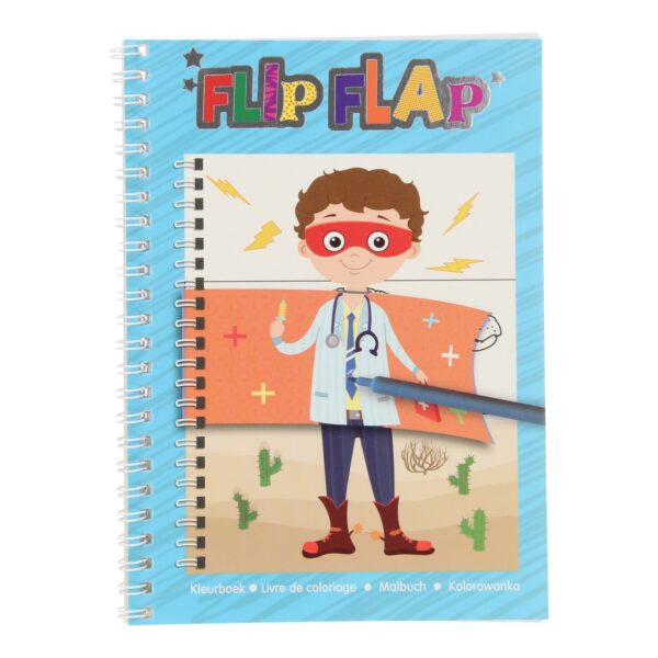 Flip Flap Kleurboek - Blauw