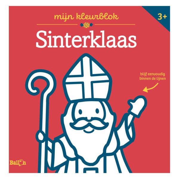 Dikke Lijnen Kleurblok Sinterklaas