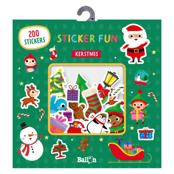 Stickerfun Kerstmis met 200 Stickers