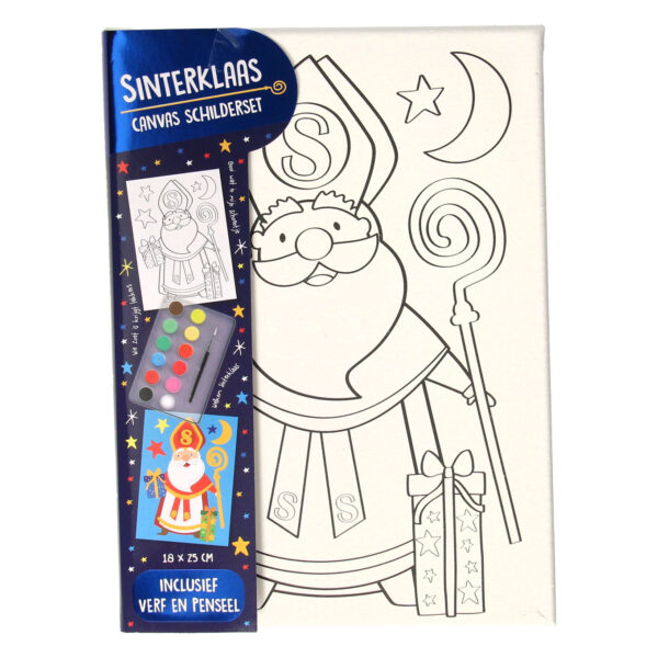 Canvas Sinterklaas Schilderset