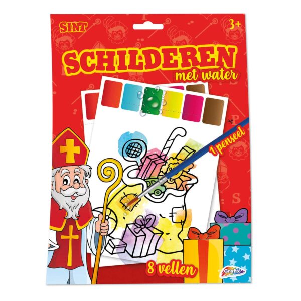 Schilderen met Water Sinterklaas