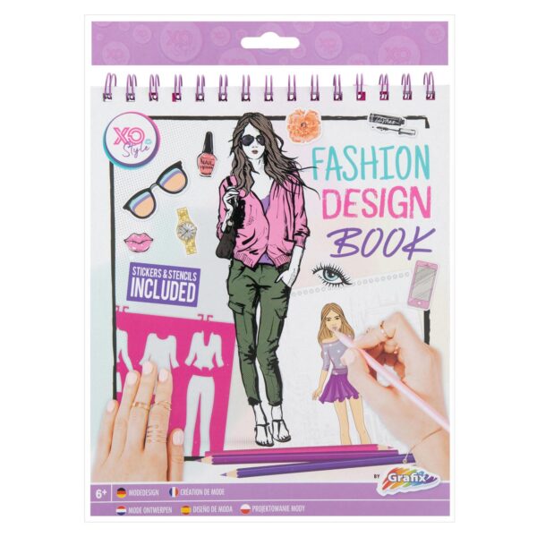 Fashion Design Stickerboek + Stencils