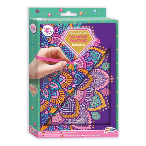 Maak je eigen Diamond Painting Notebook Paars