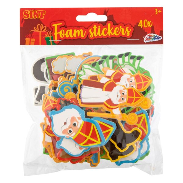 Sinterklaas Foam Stickers, 40st.