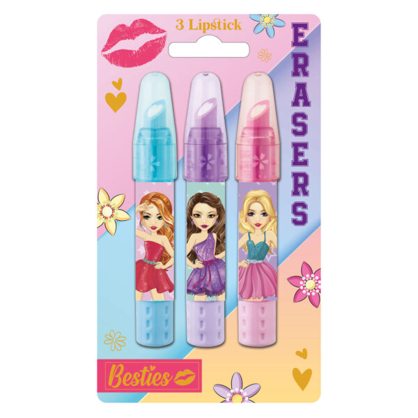 Besties Lipstick Gum, 3st.