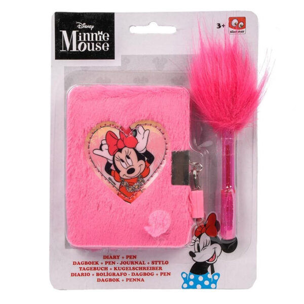 Minnie Dagboekje Pluche incl. Pen