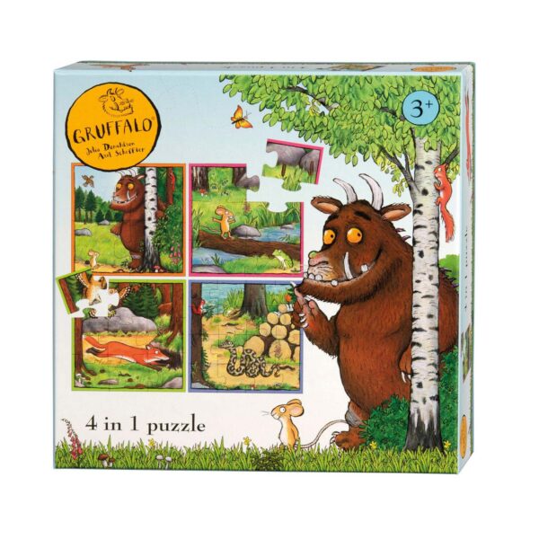 De Gruffalo Puzzel, 4in1