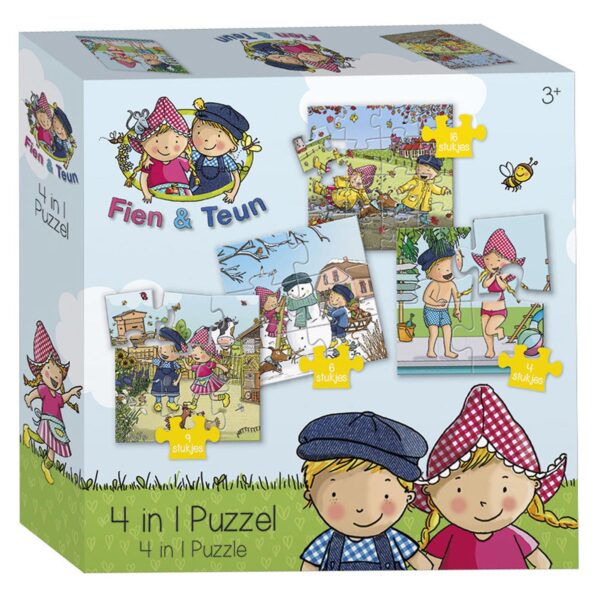 Fien & Teun Puzzel 4in1