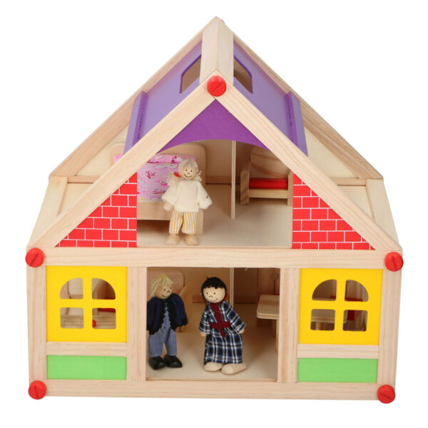 Houten Poppenhuis, 11dlg.