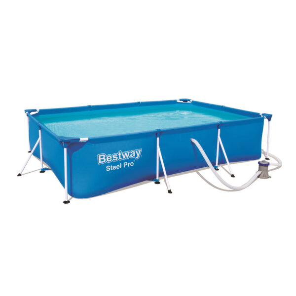 Bestway Zwembad Set Steel Pro Rechthoek met Pomp, 300x201x66