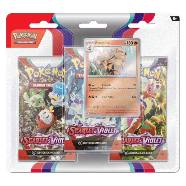 Pokemon TCG Scarlet & Violet Boosterblister - Arcanine