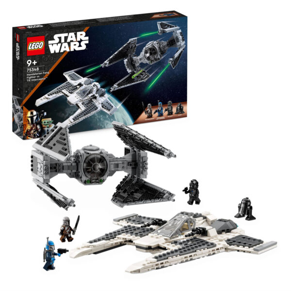 LEGO Star Wars 75348 Mandalorian Fang Fighter vs. TIE Interc