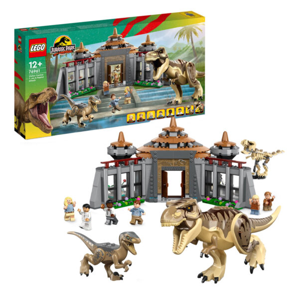 LEGO Jurassic Park 76961 Bezoekerscentrum: T. rex & raptor a