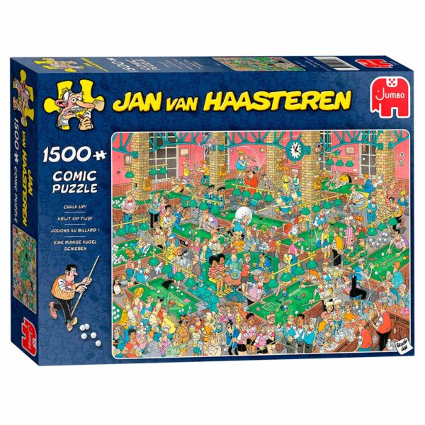 Jan van Haasteren Legpuzzel - Krijt op Tijd!, 1500st.