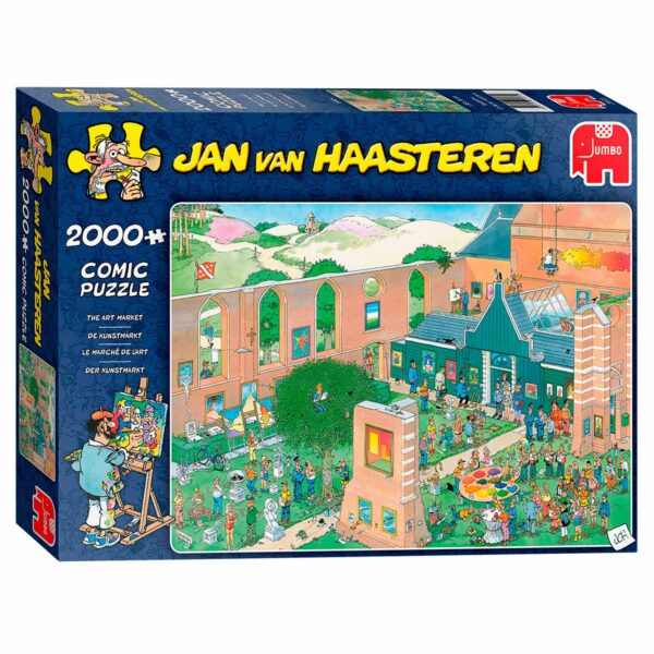 Jan van Haasteren Legpuzzel - De Kunstmarkt, 2000st.