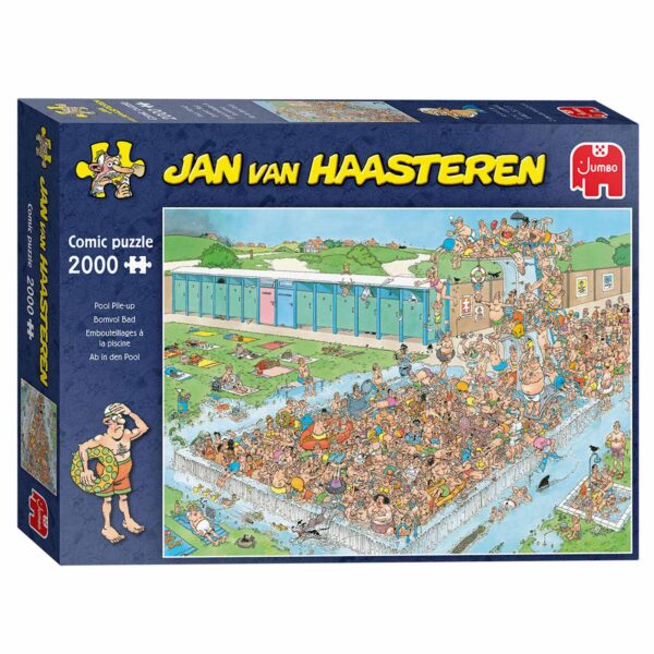 Jan van Haasteren Legpuzzel - Bomvol Bad, 2000st.