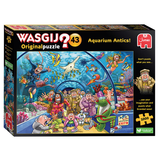 Wasgij Original 43 Legpuzzel - Aquarium Antics!, 1000st.