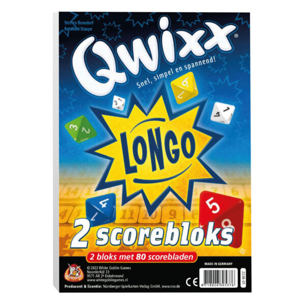 Qwixx Longo Bloks (extra scoreblocks)