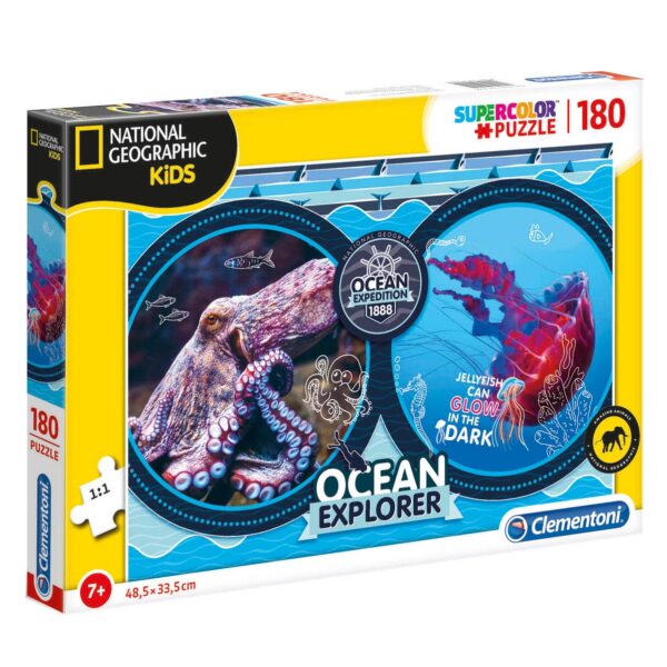 Clementoni National Geographic Puzzel - Oceaan, 180st.