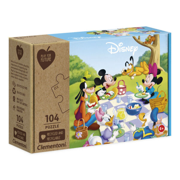 Clementoni Play for Future Puzzel - Mickey Mouse, 104st.