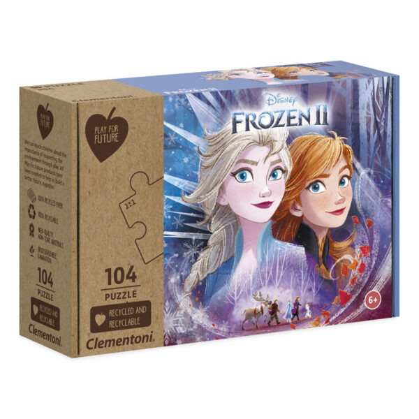 Clementoni Play for Future Puzzel - Disney Frozen, 104st.