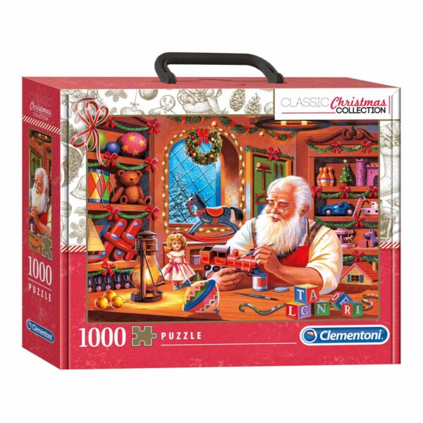 Clementoni Puzzel Kerstman Workshop, 1000st.