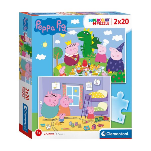 Clementoni Puzzel Peppa Pig, 2x20st.