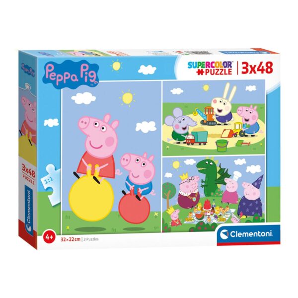 Clementoni Puzzel Peppa Pig, 3x48st.