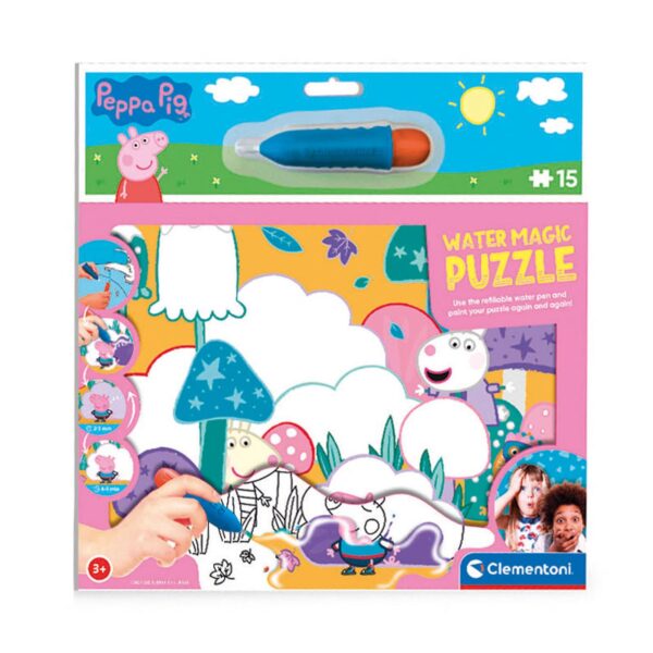 Clementoni Water Magic Puzzel Peppa Pig, 15st.