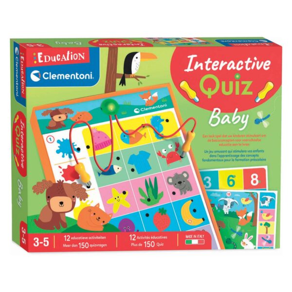 Clementoni Education - Interactieve Quiz Pre-school Leerspel