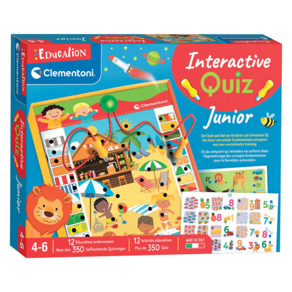 Clementoni Education - Interactieve Quiz Junior Leerspel