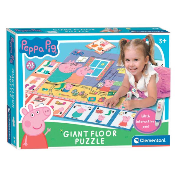 Clementoni Vloerpuzzel Groot Interactief - Peppa Pig