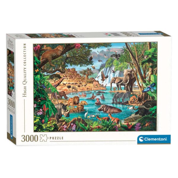 Clementoni Legpuzzel African Waterhole, 3000st.