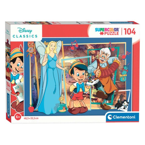 Clementoni Puzzel Disney - Pinokkio, 104st.