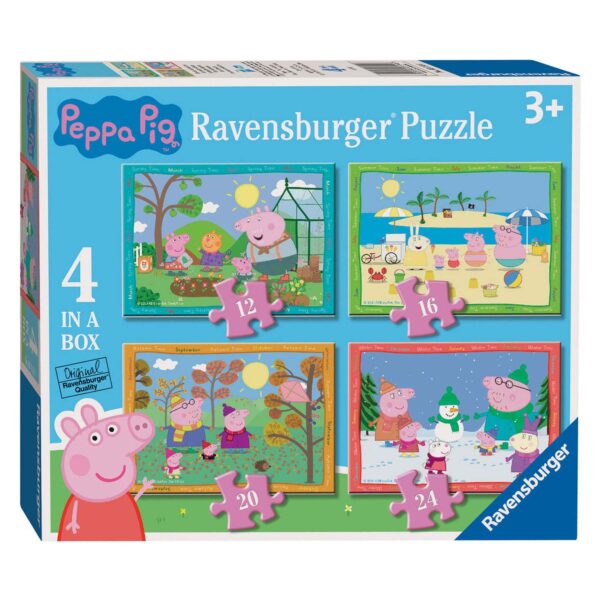 Peppa Pig Seizoenen Puzzel, 4in1